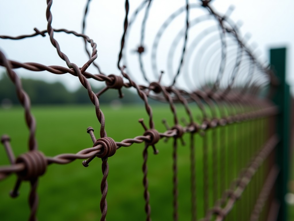 Custom Double Strand Barbed Wire Fence Manufacturer